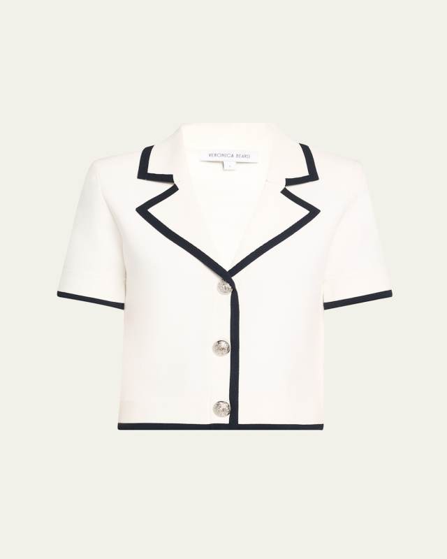 Stovall Knit Short-Sleeve Jacket